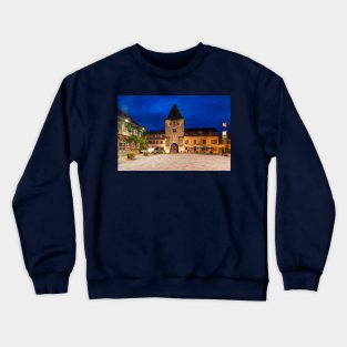 France Tower Gate by Night Crewneck Sweatshirt